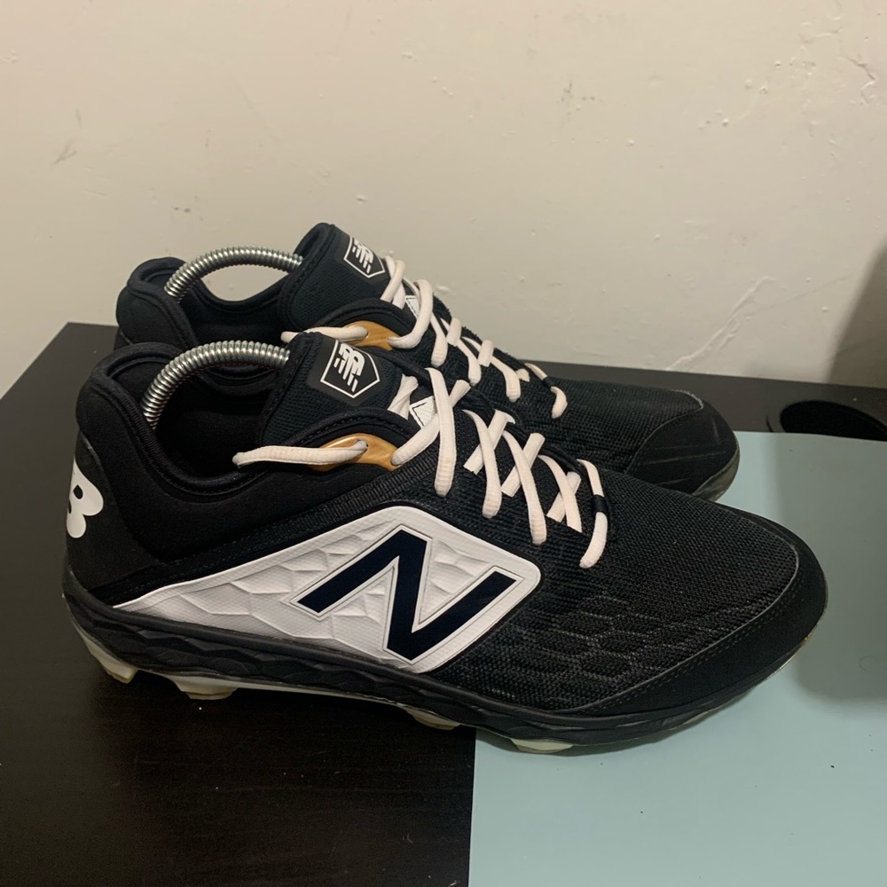 New Balance Black & White Baseball Cleats (PL3000K4) - Men's  US 12